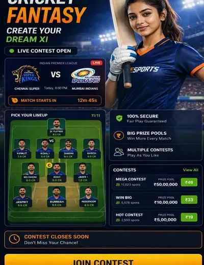 Slotswinnerguru (slots winner guru) fantasy cricket & matchday visual 3